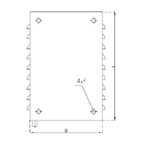 Vertically mounted enclosures WG3-23