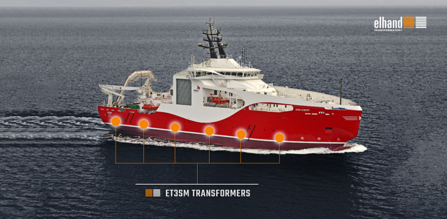 Siem Aimery - Cable Ship powered by ELHAND Transformers