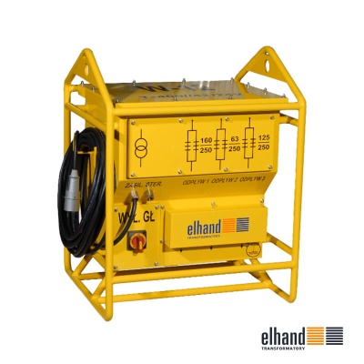 Safety isolating transformer for repair crews ET3oM-20 | ELHAND Transformatory